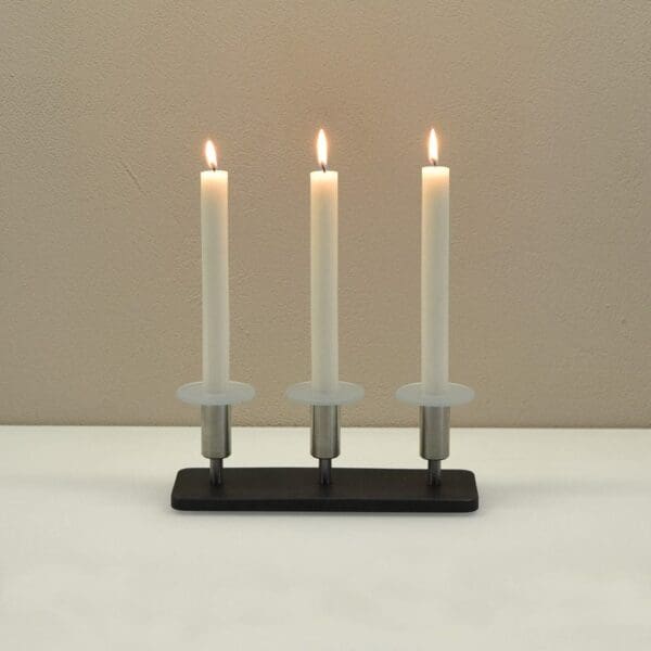 Kerzenständer NERO 3-flammig 9cm