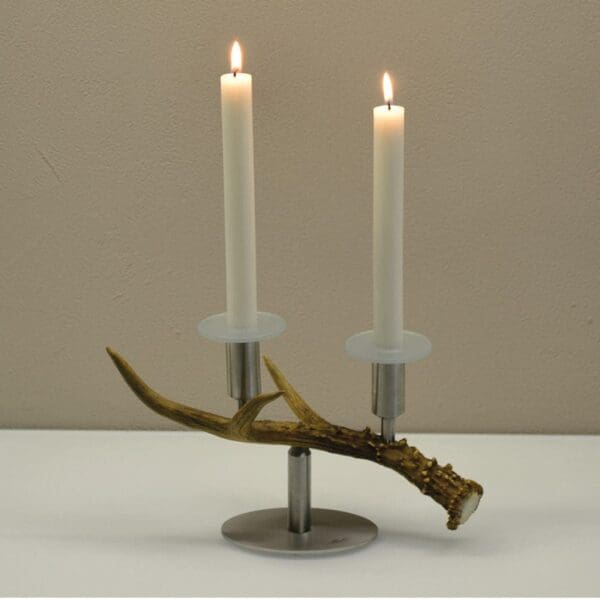 Kerzenständer Rehböckle 2-flammig